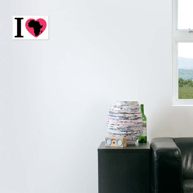 I love Africa by Serges's Store